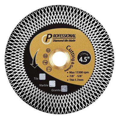 Solidure Diamant-Trennscheibe 115 mm, Doppelfunktion zum Schneiden und