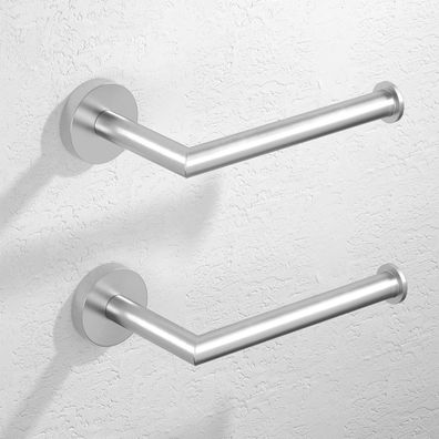Hitslam Toilettenpapierhalter Edelstahl Rostfrei für Wandmontage, 2 Stück