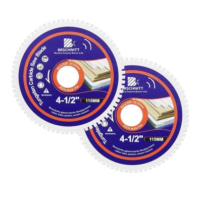 Brschnitt Hartmetall-Sägeblatt 115mm (4.5 Zoll) für Holz, Kunststoff, Nägel