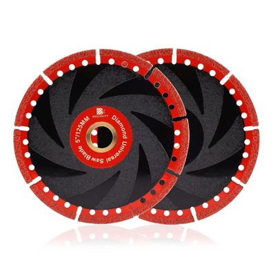 Brschnitt Diamanttrennscheibe 125mm für Beton, Stahl und mehr (2 Stück)
