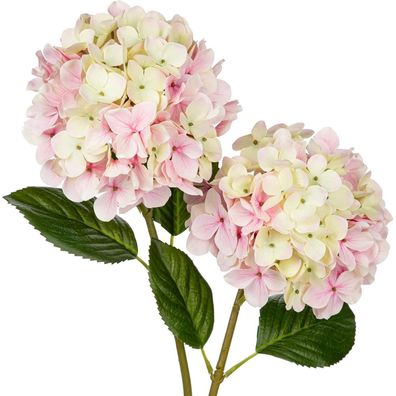 Briful Künstliche Hortensie Blumen, Real-Touch Kunstblumen Wie Echt, 2 Stück