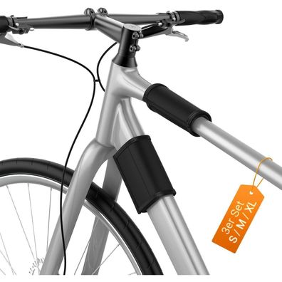 Siegvoll Fahrrad Rahmenschutz Set (3 Stück) - Transportschutz für Carbonrahmen