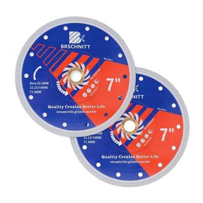 Brschnitt Diamant Trennscheibe 175mm Turbo Mesh für Hart Keramik, Porzellan