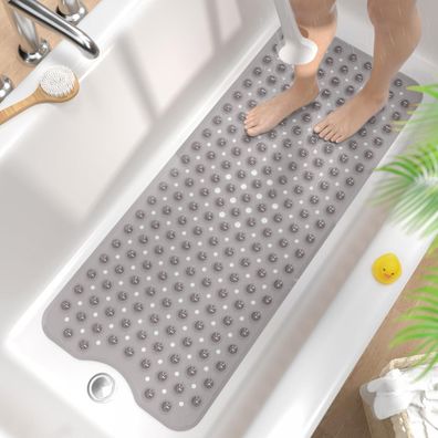 Hitslam Extra Lange Badewannenmatte 101x40cm, rutschfest, BPA Frei