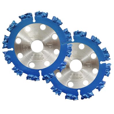 Brschnitt Hartmetall Trennscheibe 125mm für Holz, Wurzeln, Kunststoff (2 Stk.)