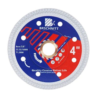 Brschnitt Diamant Trennscheibe 105mm Turbo Mesh für Fliesen und Granit