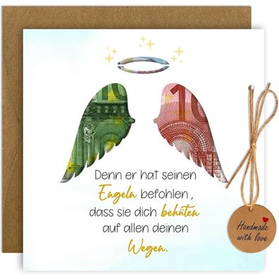 Luckeey Geldgeschenke für Kommunion, Konfirmation, Firmung, Taufe, Jugendweihe
