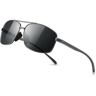 Sungait Ultraleichte Rechteckige Herren Sonnenbrille - Polarisierte Gläser