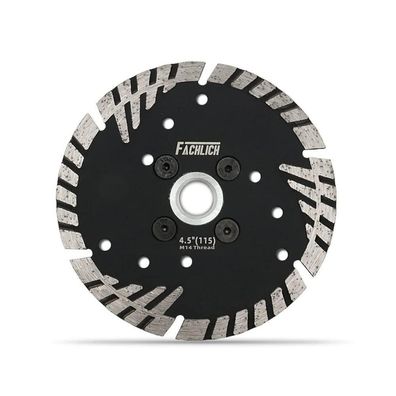 Fachlich Diamant-Trennscheibe 115mm Turbo mit Schutzzähnen für Beton, Fliesen