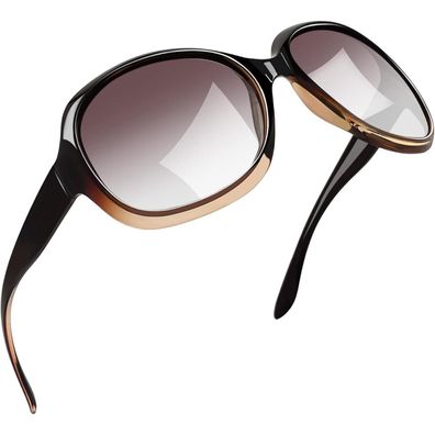 Joopin Übergroße Damen Sonnenbrille - Modern, Polarisiert, UV400 Schutz