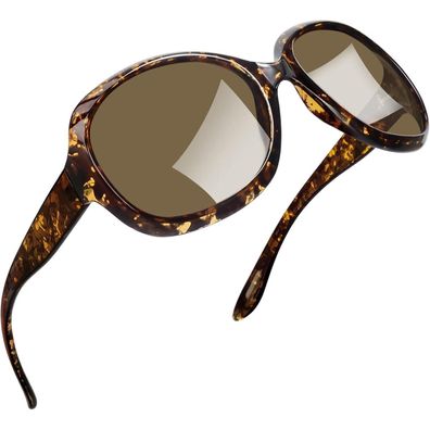 Joopin Übergroße Damen Sonnenbrille - Modern, Polarisiert, UV400 Schutz