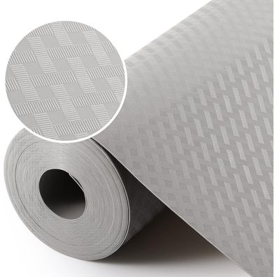 StaHom Schubladenmatte 30x600cm Hell Grau - Nicht Klebende, Wasserdichte