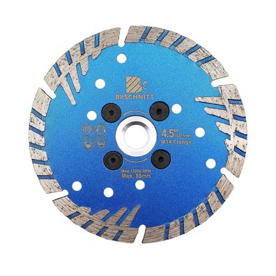Brschnitt Diamant Trennscheibe 115mm M14 Turbo Sägeblatt für Stein, Beton