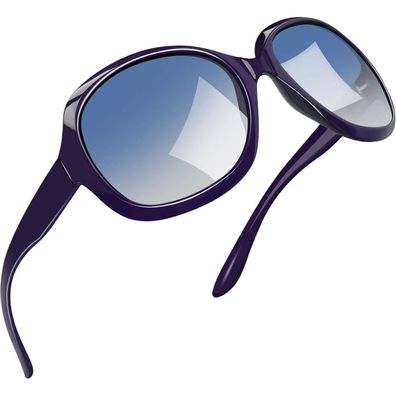 Joopin Übergroße Damen Sonnenbrille - Moderne, Polarisierte Mode-Sonnenbrille