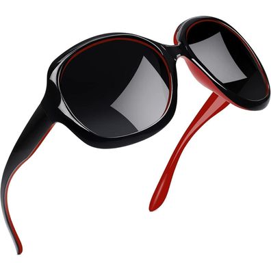Joopin Übergroße Damen Sonnenbrille: Moderne, Polarisierte Mode-Sonnenbrille