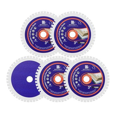 Brschnitt Hartmetall-Holzkreissägeblatt 75mm (3 Zoll) mit 10mm Arbor für