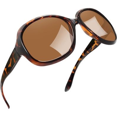 Joopin Übergroße Damen Sonnenbrille - Modern, Polarisiert, UV400 Schutz