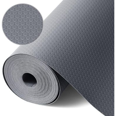 StaHom Schubladenmatte 60x400cm Grau-2: Nicht klebende, rutschfeste