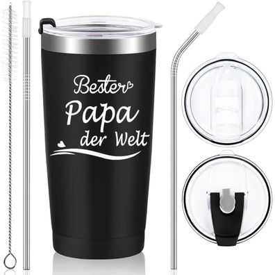 Livole Thermobecher Edelstahl 600ml - Geschenk für Papa, Vatertag, Geburtstag