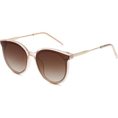 SOJOS Retro Vintage Sonnenbrille Damen, Runde Cateye Brille Übergroß, UV 400