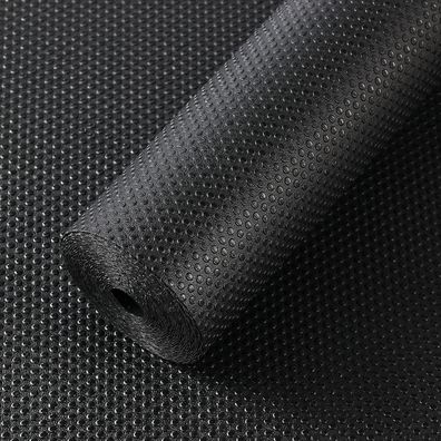 StaHom Schubladenmatte 60x600cm Schwarz - Nicht klebende, wasserdichte und