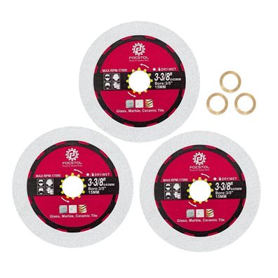 Focstol Diamant Trennscheibe 85mm - für Glas, Jade, Kristall, Weinflaschen