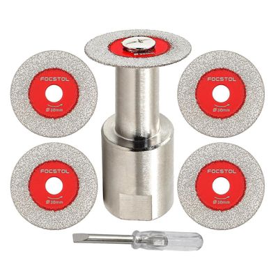 Focstol Diamant Trennscheibe 30mm (5 Stk.) mit M14 Flansch für Glas, Fliesen