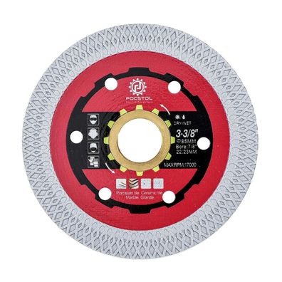 Focstol Diamant Trennscheibe 85mm für Fliesen, Porzellan, Marmor, Granit, Quarz
