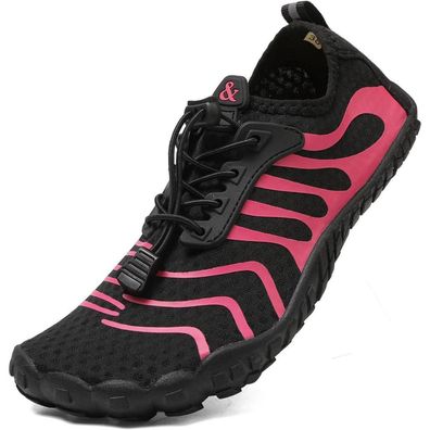 Hanani Wasserschuhe Badeschuhe Damen Herren Schnell Trocknend Drainagelöcher