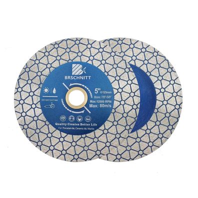 Brschnitt Diamant Trennscheibe 125mm Doppelseitig für Granit, Marmor, Fliesen