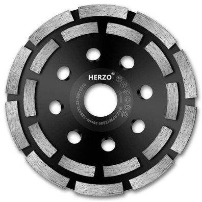 HERZO Diamant Schleiftopf 125mm für Beton, Granit, Naturstein, Stein, Mauerwerk