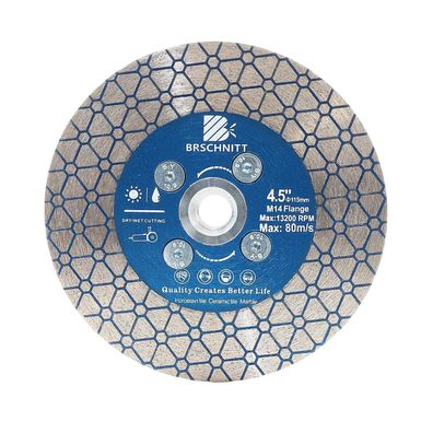 Brschnitt Diamant Trennscheibe 115mm Doppelseitig für Granit, Marmor, Fliesen