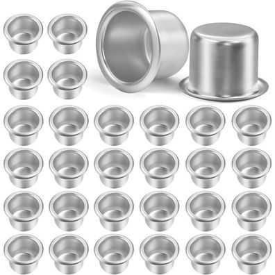 Aongray 30 Stück Kerzenhalter für Stabkerzen, 20mm Kerzentüllen aus Metall