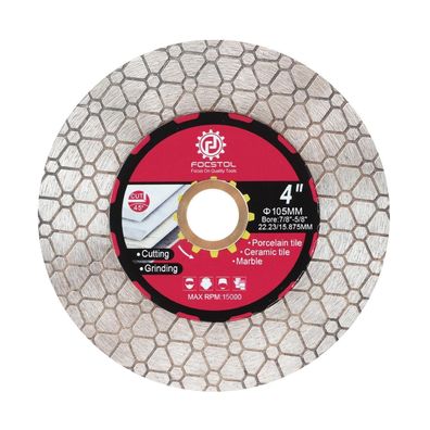 Focstol Diamant Trennscheibe 105mm - Für präzises Schneiden und Schleifen von