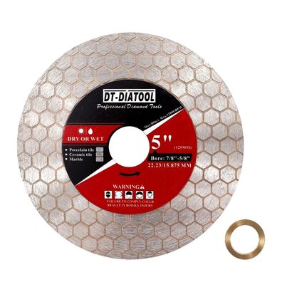 DT-DIATOOL Diamantscheibe 125mm für Fliesen, Keramik, Marmor
