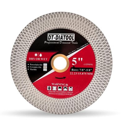 DT-DIATOOL Diamant-Trennscheibe 125mm für Fliesen, Keramik, Marmor