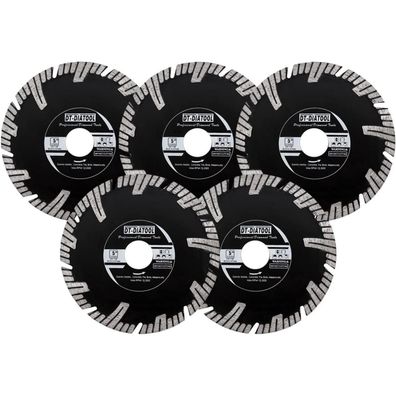 DT-DIATOOL Diamant Trennscheibe 125mm Turbo für Granit, Marmor, Beton