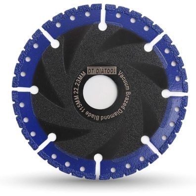 DT-DIATOOL Diamant-Trennscheibe 115mm Allzweck für Stahlbeton, Metall, Alu, PVC