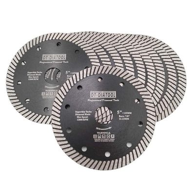 DT-DIATOOL Diamant Trennscheibe 10 Stück 125mm Super Dünn für Porzellan