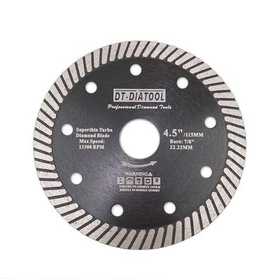 DT-DIATOOL Diamant Trennscheibe 115 mm Super Dünn Sägeblatt für Porzellan