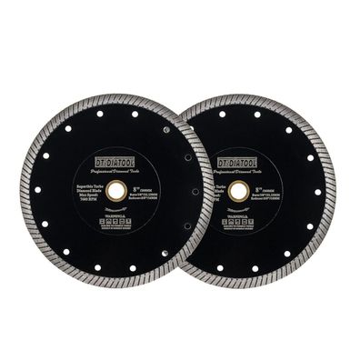 DT-DIATOOL Diamant-Sägeblatt 180mm (2 Stück) - Superdünn für Fliesen, Granit