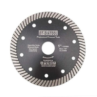 DT-DIATOOL Diamant Trennscheibe 125mm Super Dünn für Porzellan, Fliesen
