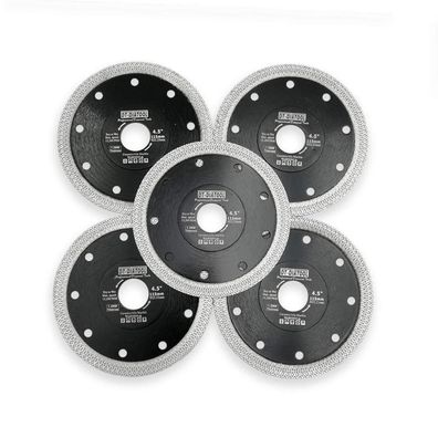 DT-DIATOOL Diamant Trennscheibe 5er Set 115mm X Mesh Turbo für Porzellan