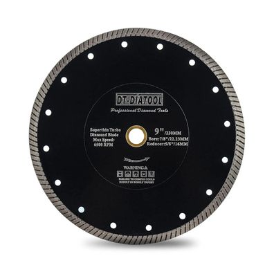 DT-DIATOOL Diamant-Sägeblatt 230mm (2 Stück) - Superdünn mit Turbosegmenten für