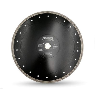 DT-DIATOOL Diamant Trennscheibe 300 mm X Mesh Turbo für Porzellan, Fliesen