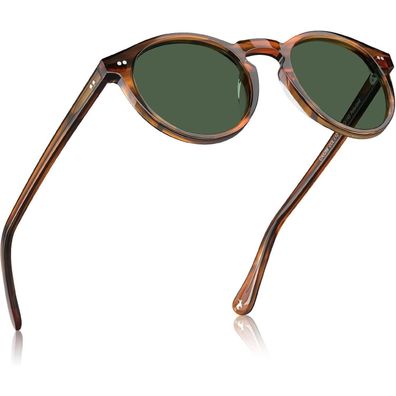CARFIA Herren Sonnenbrille CA5289, polarisiert, Vintage-Stil, UV400 Schutz