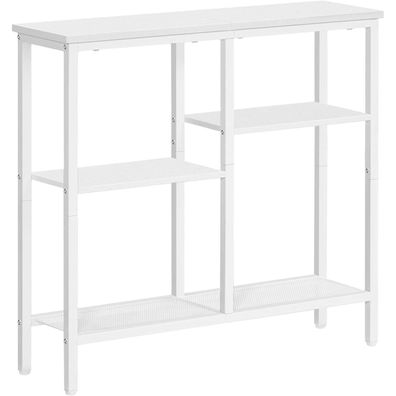 HOOBRO Schmaler Konsolentisch 75 cm Beistelltisch Flurtisch Kleiner