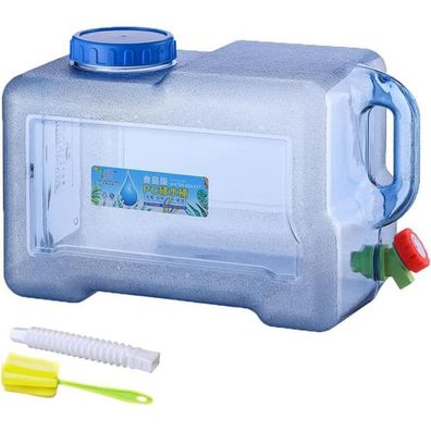 RUYI 18L Wasserkanister mit Hahn, BPA-frei, tragbarer Trinkwasserbehälter für
