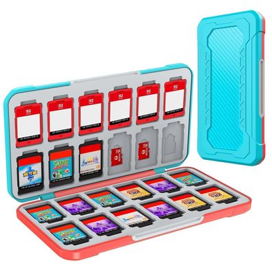 Heiying Aufbewahrung für Nintendo Switch Spiele & Micro SD Karten (24 + 24