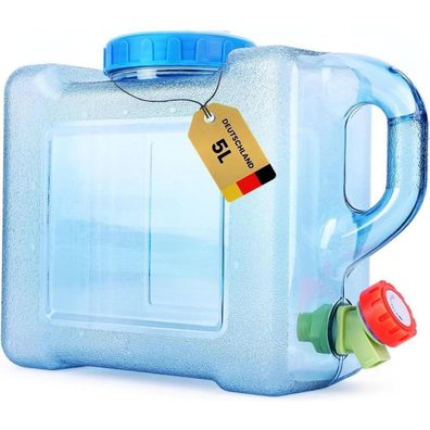Umikk Camping Wasserkanister mit Hahn, 5L-22L, tragbarer Trinkwasserbehälter